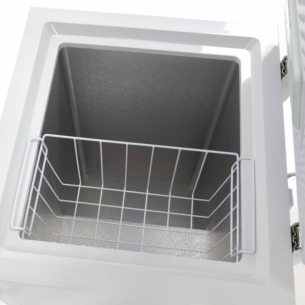 Congélateur coffre - 93 L - 2 roues - compact