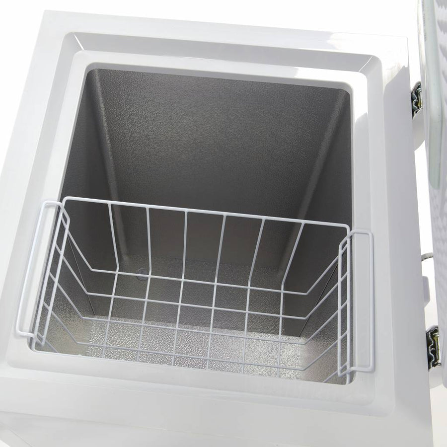 Congélateur coffre - 93 L - 2 roues - compact