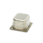 Récipient gastronorm 1/6 GN en acier inoxydable, profondeur 10 cm, bac gastronorme de la marque Maxima.