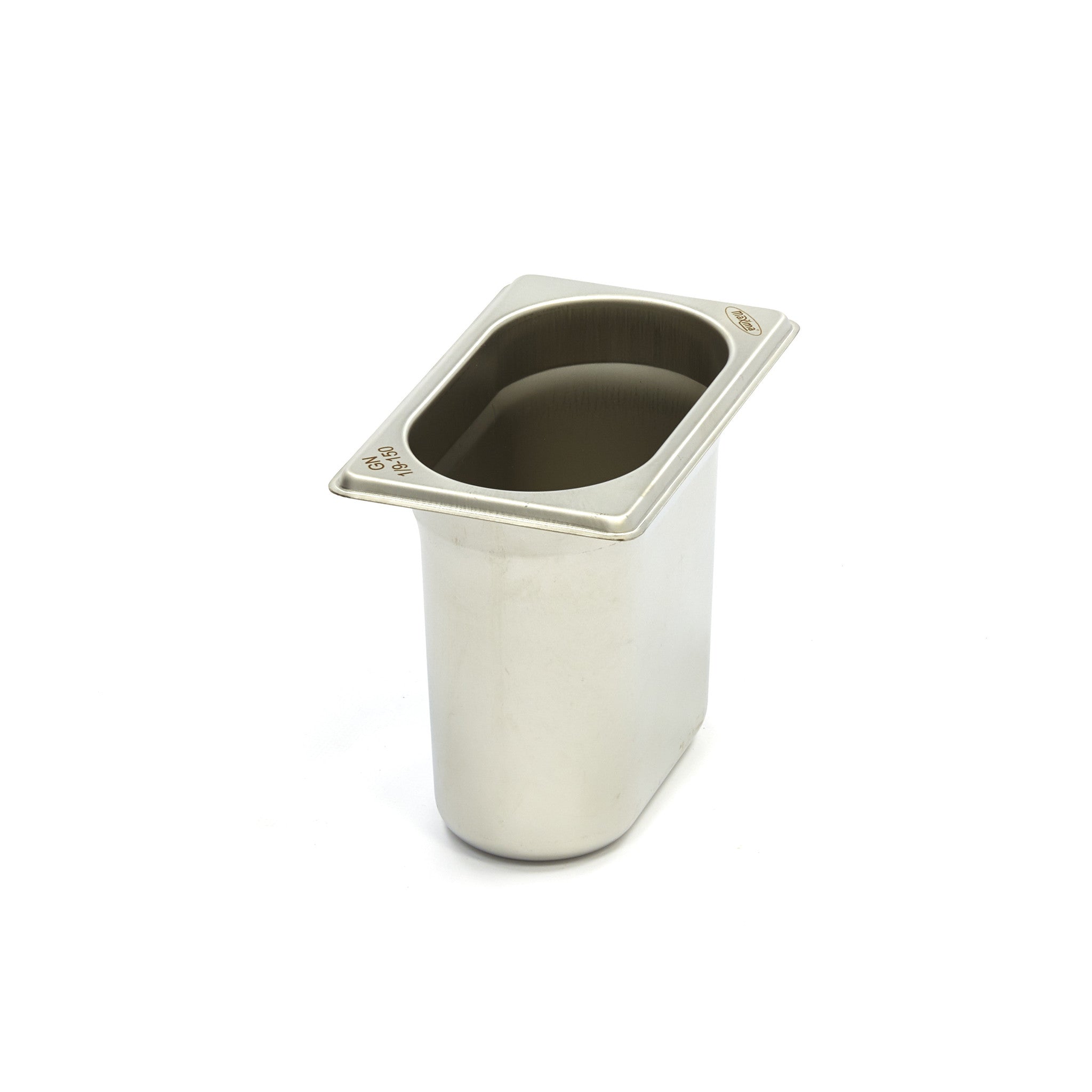 Gastronorm container - 1/9 GN - 15 cm deep - stainless steel