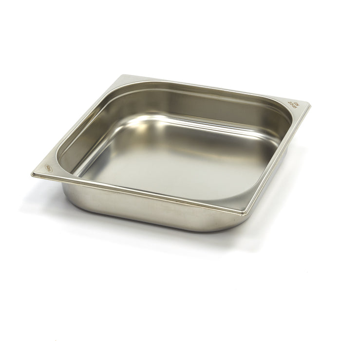 Récipient gastronorm 2/3 GN en acier inoxydable, bac gastronorme Maxima, profondeur 6,5 cm, pour la cuisine professionnelle