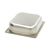 Récipient gastronorm 2/3 GN en acier inoxydable, profondeur 10 cm, bac gastronorme Maxima pour la cuisine professionnelle