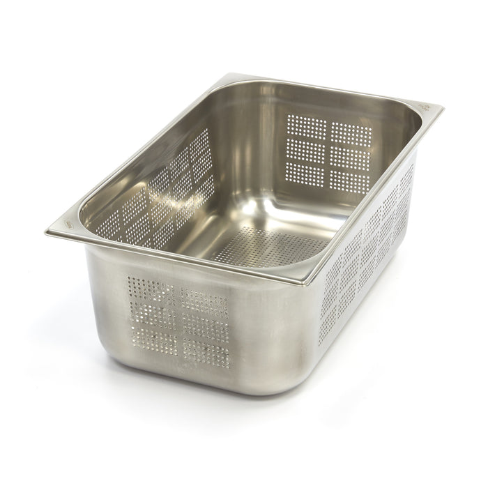 Récipient gastronorm 1/1 GN en acier inoxydable perforé, profondeur 20 cm, bac gastronorme Maxima pour la cuisine professionnelle