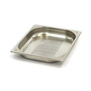 Récipient gastronorm 1/2 GN en acier inoxydable perforé, profondeur 4 cm, de la marque Maxima, pour cuisine professionnelle