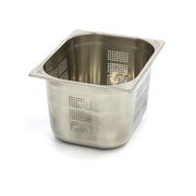 Gastronorm container - 1/2 GN - 20 cm deep - stainless steel - perforated