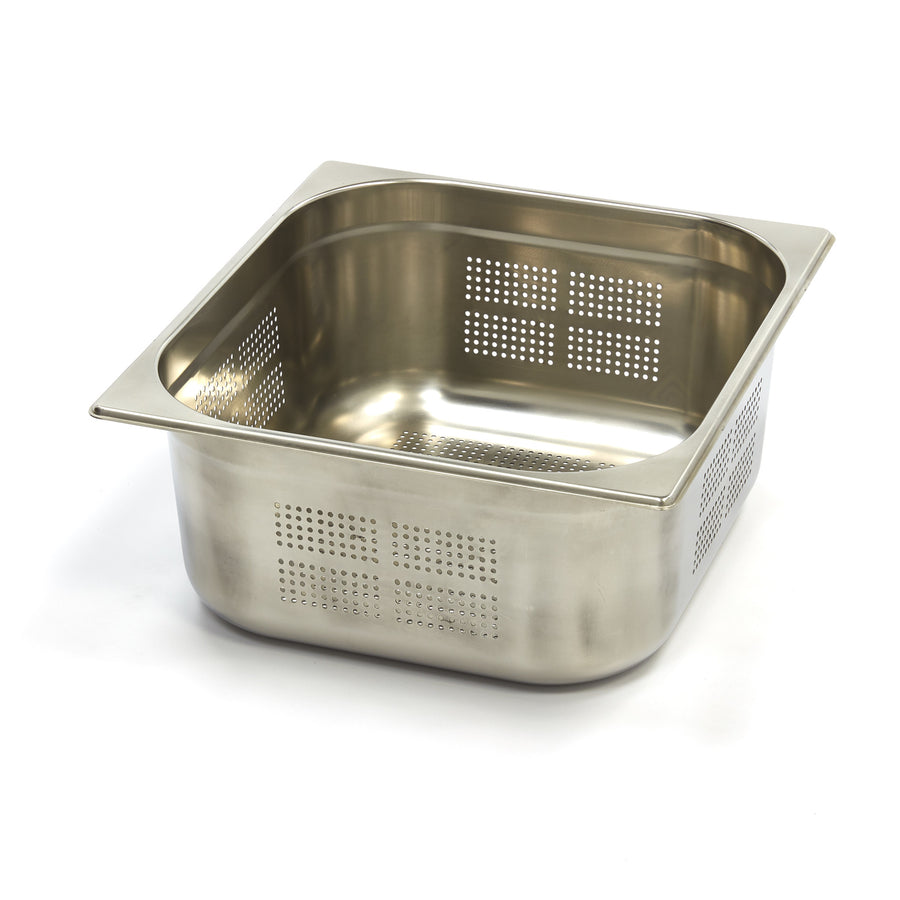 Récipient gastronorm 2/3 GN en acier inoxydable perforé, profondeur 15 cm, de marque Maxima, pour la cuisine professionnelle