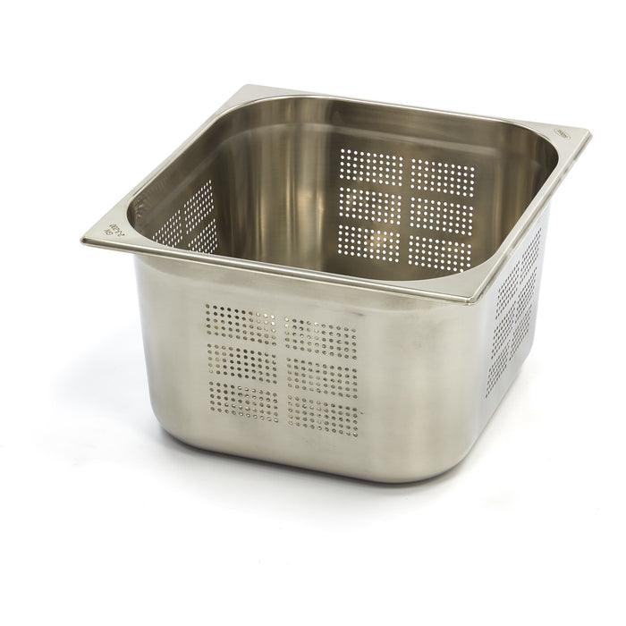 Récipient gastronorm 2/3 GN en acier inoxydable perforé, profondeur 20 cm, de marque Maxima, pour la cuisine professionnelle