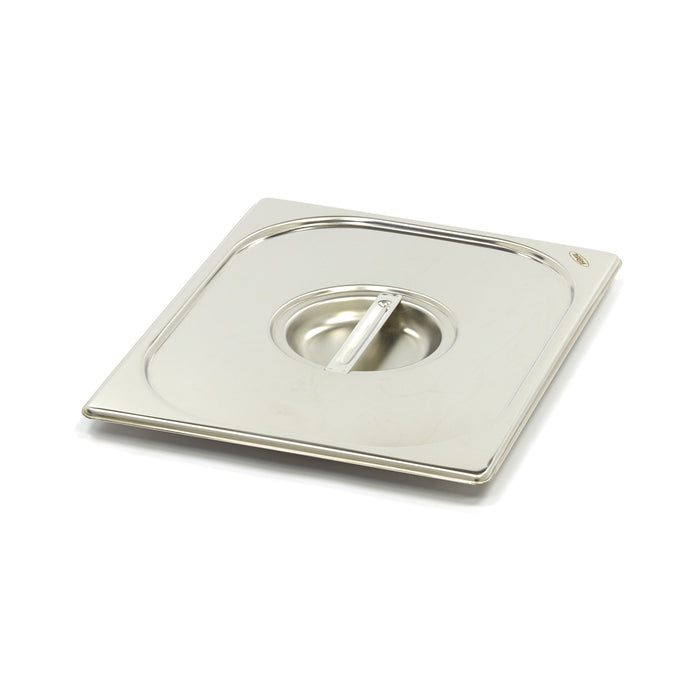 Couvercle gastronorm 1/2 GN en acier inoxydable de la marque Maxima, adapté pour bacs gastronorms professionnels.