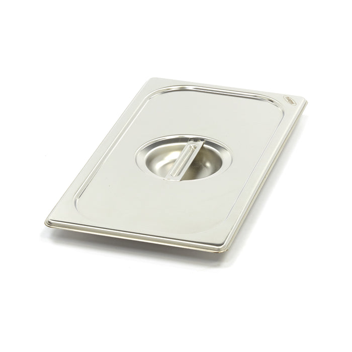 Couvercle gastronorm 1/3 GN en acier inoxydable de la marque Maxima, adapté pour bacs gastronormes.