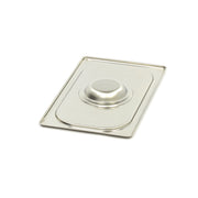 Couvercle gastronorm - 1/4 GN - acier inoxydable