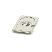 Gastronorm Lid - 1/9 GN - Stainless Steel - with Spoon Notch