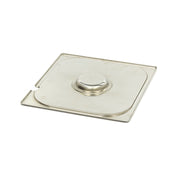 Couvercle gastronorm - 2/3 GN - acier inoxydable - avec ouverture pour cuillère