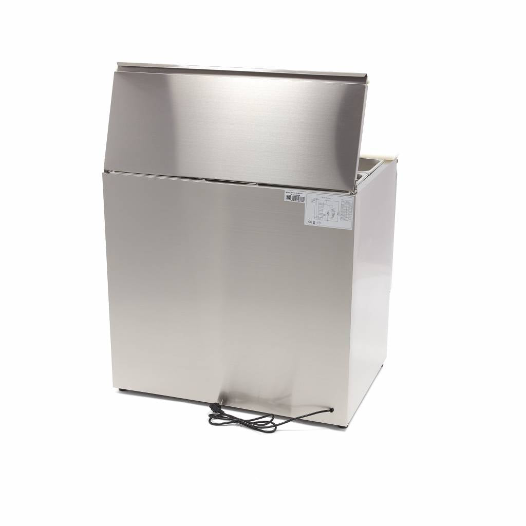 Saladette Maxima de 257 L avec 2 portes, dimensions 90 cm, pour stockage froid en cuisine professionnelle.