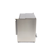 Saladette Maxima de 257 L avec 2 portes, longueur 90 cm, pour stockage réfrigéré de salades et ingrédients.