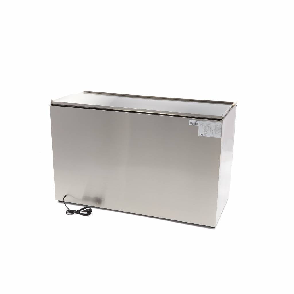 Saladette Maxima de 400 L avec 3 portes, 137 cm, planche à découper, idéale pour la préparation de salades.