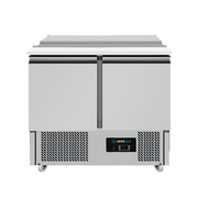 Saladette | statique with Fan | 900x700x870(h)mm - Unninox