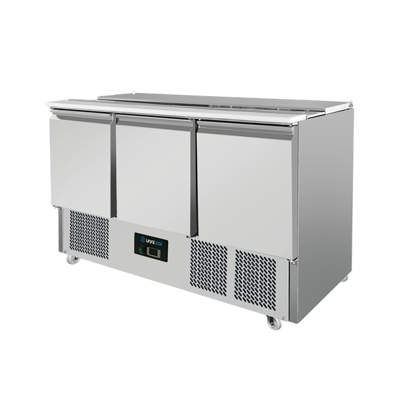 Saladette – Compact Line, 3 portes | GN-Compatible - Unninox - image 2