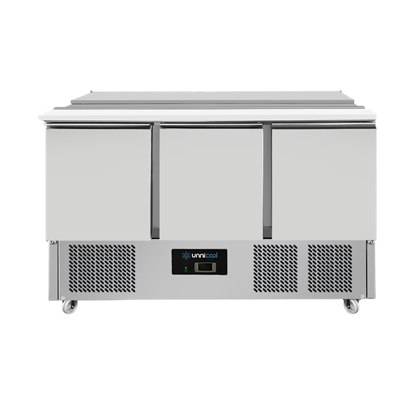 Saladette – Compact Line, 3 portes | GN-Compatible - Unninox