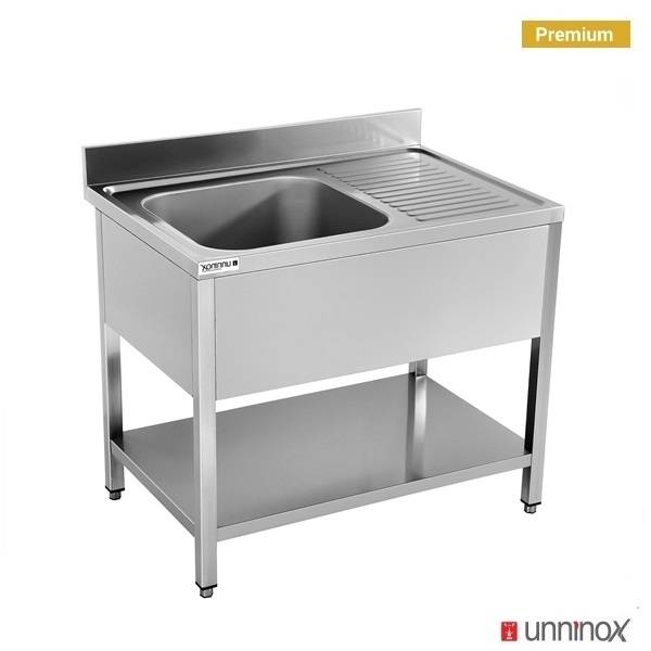 100x70xH85cm - Sink gauche - Unninox