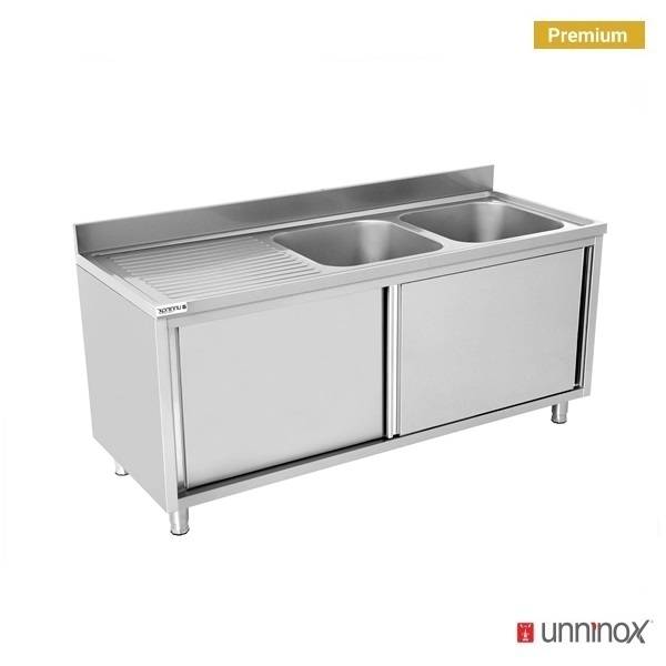 200x70x85cm 2 BACs droite - Unninox
