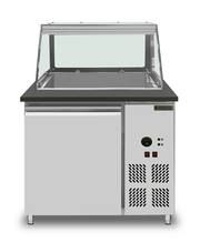 Bain-Marie Comptoir – 2x GN 1/1 – 88 × 82 × 85.5 cm - Unninox - image 2