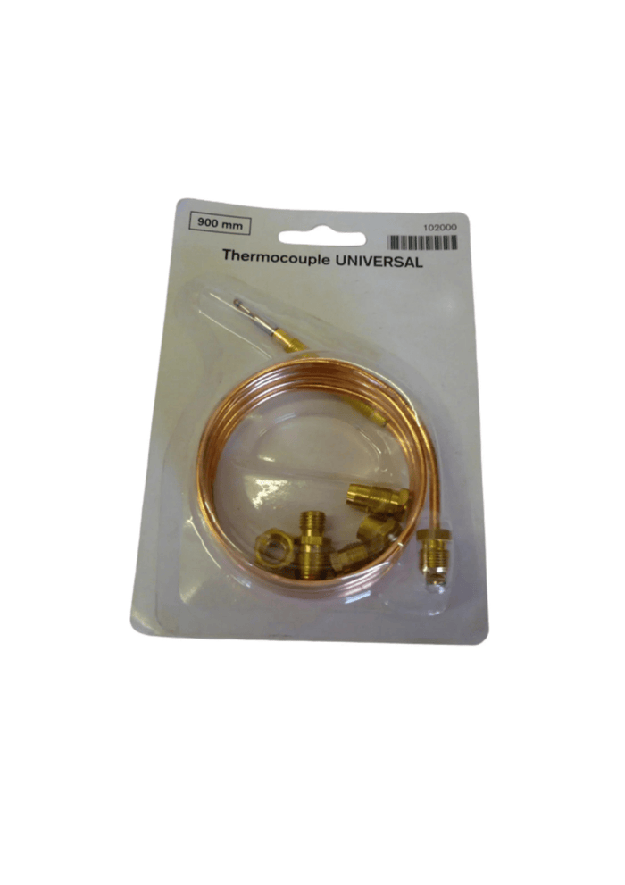 Thermocouple pour four à gaz SHAAN, pièce détachée pour four tandoori, capteur de sécurité en métal et fils électriques.