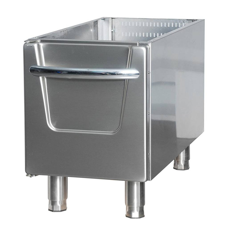Support lourd pour unité simple Ligne de cuisson 700 Maxima, profondeur 70 cm, avec porte en dessous.