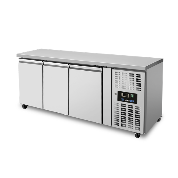 Refrigerated Comptoir – 3 portes – SANS DOSSERET – 1790x700x850mm - Unninox - image 3
