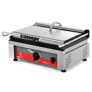 Contact/Panini Grill | Ribbed Surface 460x300 mm (Cast Iron) | 50°C/300°C - Unninox - image 2