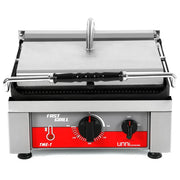 Contact/Panini Grill | Ribbed Surface 360x300 mm (Cast Iron) | 50°C/300°C - Unninox - image 3