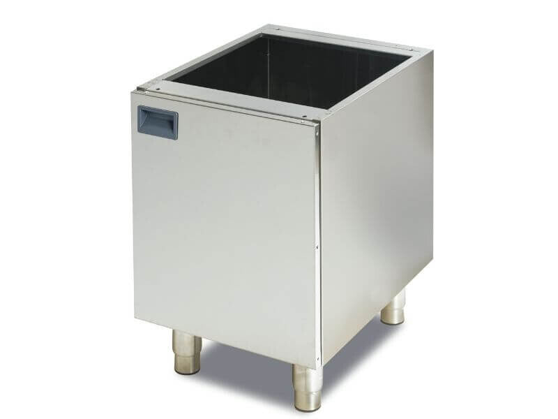 Soubassement inox avec armoire - SGS-D604D - image 1