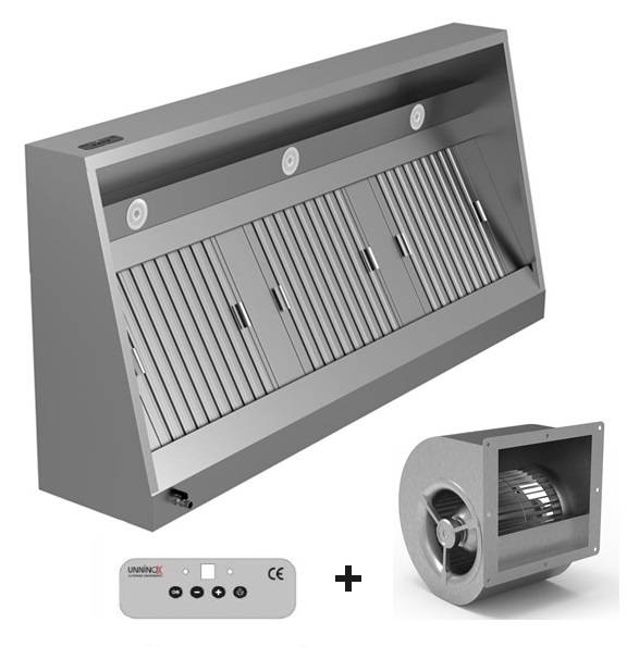 Hotte murale Plug & Play 700 | 1200x700xH540mm - Unninox