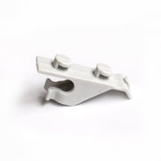 Présentoir réfrigéré Maxima SC 58/78/98L blanc avec étagère et 2 clips visibles dans l'image.