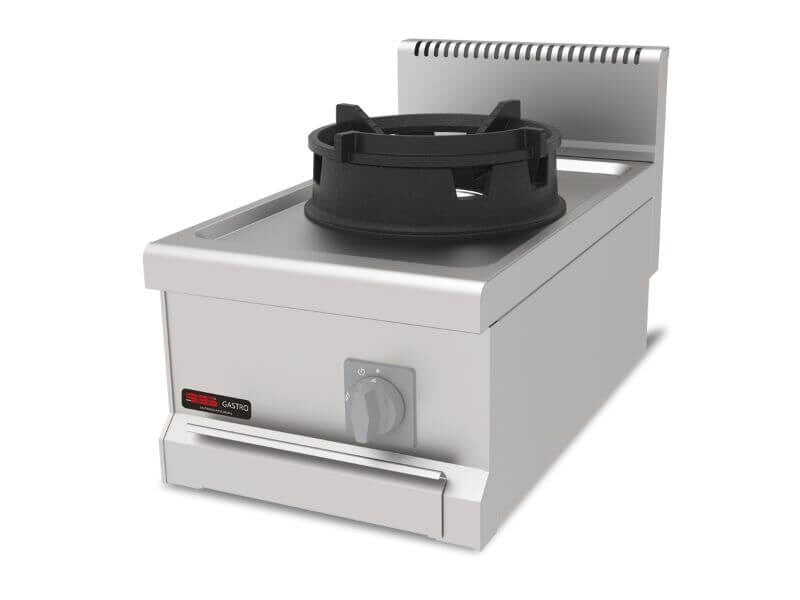 Wok gaz professionnel 1 brûleur 10 kW – Série 700 - SGS-AWO-470 - image 1